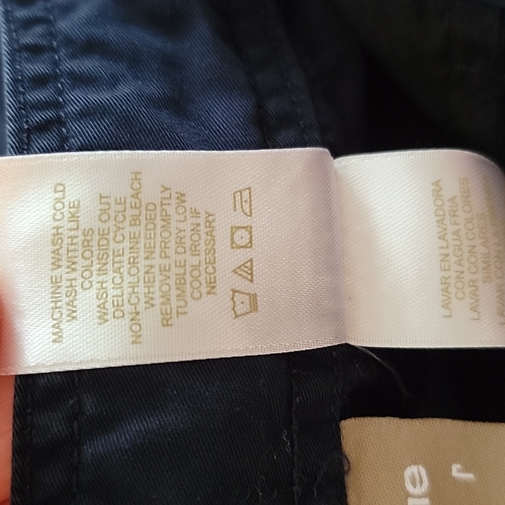Liz Claiborne women's dark blue cargo shorts 10 - Picture 8 of 8